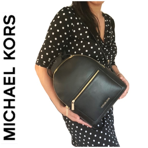 NWT authentic MK genuine pebble leather backpack - Picture 9 of 9